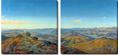 Картина Расширенная панорама Коральпе (2)