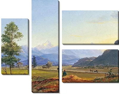 Вид на Триглава и Миттагскогель.