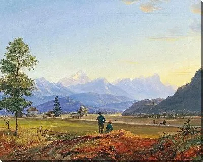 Картина Вид на Триглава и Миттагскогель.