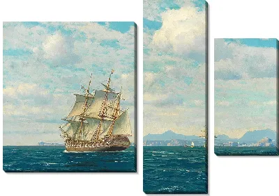 Картина ЮАР, вид на мыс Доброй Надежды