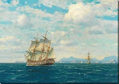 Картина ЮАР, вид на мыс Доброй Надежды