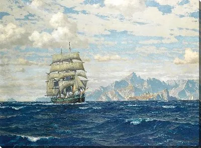 Высокий корабль в Крите