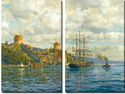Картина Вид на Босфор с Румелихисари