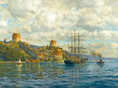 Картина Вид на Босфор с Румелихисари