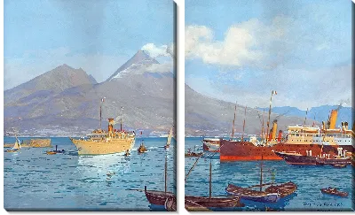 Картина Круизный лайнер Хапаг