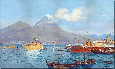 Картина Круизный лайнер Хапаг