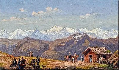 Картина Вид с Гамскогеля в Гаштайне