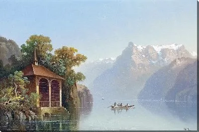 Картина Телль-Капелле-ам-Вирвальдштеттерзее