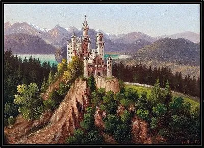 Картина Нойшванштайн