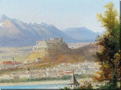 Картина Крепость Хоэнзальцбург