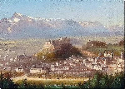 Вид на Зальцбург