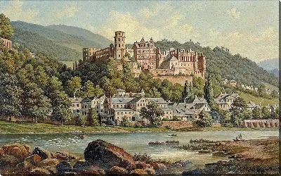 Картина Вид на Гейдельберг