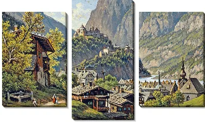 Картина Вид на Верфен