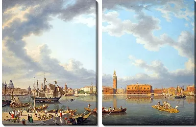 Венеция, из Сан-Джорджо Маджоре (1849 г.)