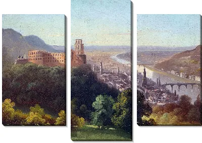 Картина Блик на Гейдельберге