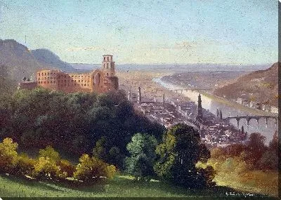 Картина Блик на Гейдельберге