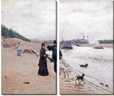 Картина Берег Сены (1880)