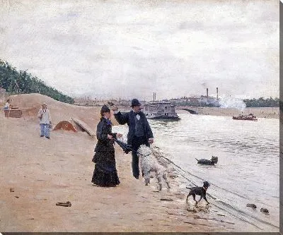 Картина Берег Сены (1880)