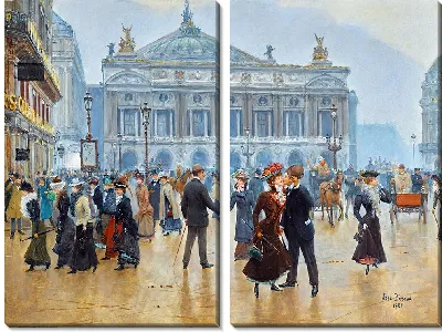 Картина Прибытие Мидинетт (1901)