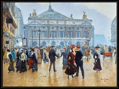 Картина Прибытие Мидинетт (1901)