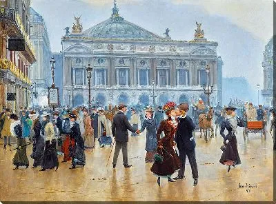 Картина Прибытие Мидинетт (1901)