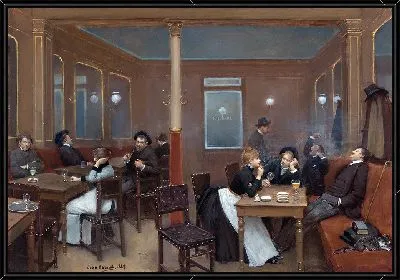 Картина Студенческий пивной ресторан (1889 г.)