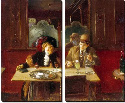 В кафе с абсентом (1909)