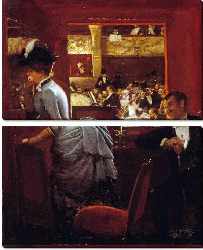 Картина Ла Бануар, в театре разнообразия (1883)