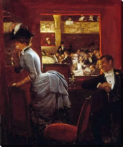 Картина Ла Бануар, в театре разнообразия (1883)