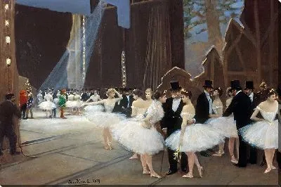 Кулисы Парижской оперы (1889)