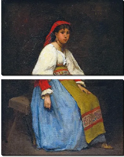 Картина Итальянка (1873)