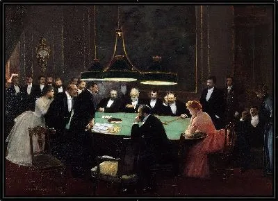 Картина Зал игр (1889)