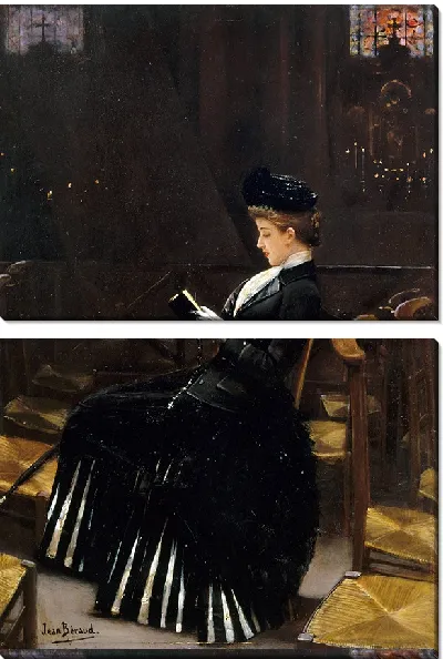 Картина Женщина в приере (1885)