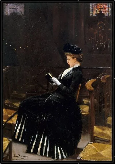 Картина Женщина в приере (1885)
