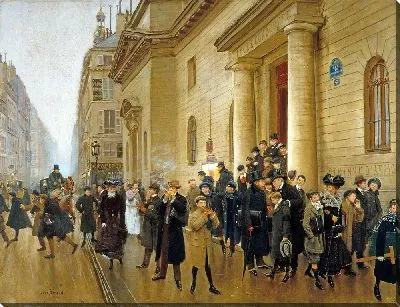 Картина Выход из лицея Кондорсе (1903)
