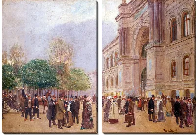 Картина Во Дворце промышленности (1890 г.)