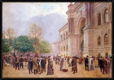 Картина Во Дворце промышленности (1890 г.)