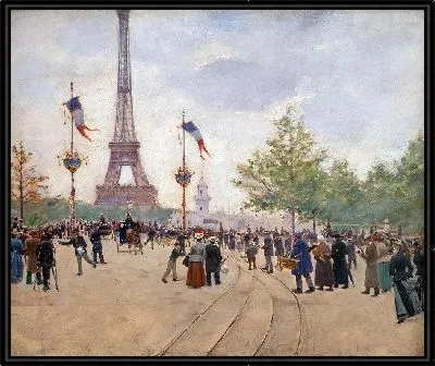 Картина Вход на вселенскую выставку 1889 года (1889)