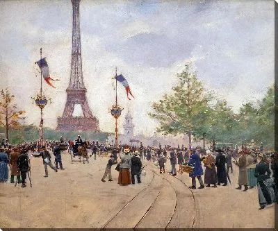 Картина Вход на вселенскую выставку 1889 года (1889)