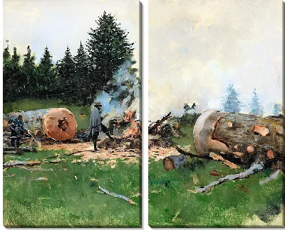 Вудман в горной деревне