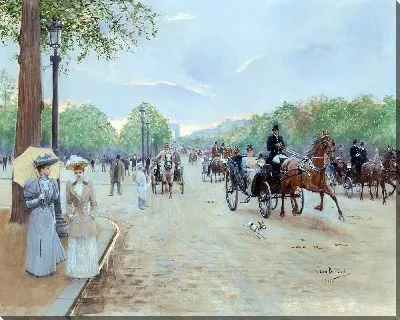 Картина На Елисейских полях (1892 г.)