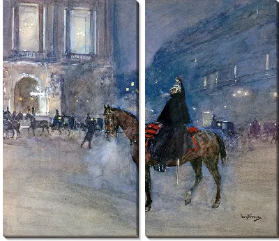 Картина Фасад Оперы на гала-вечере (1867–1935 гг.)