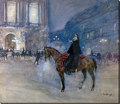 Картина Фасад Оперы на гала-вечере (1867–1935 гг.)