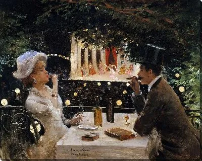 Картина Ужин для послов (1880 г.)