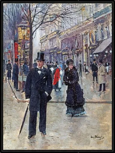 Картина Сюр-ле-бульвар (1880 г.)
