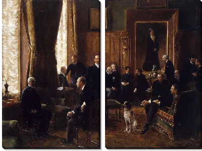 Картина Салон графини Потоцкой (1887)