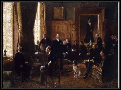 Картина Салон графини Потоцкой (1887)