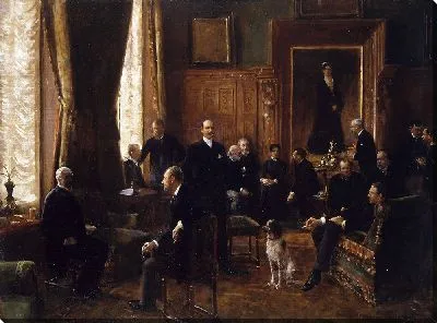 Картина Салон графини Потоцкой (1887)