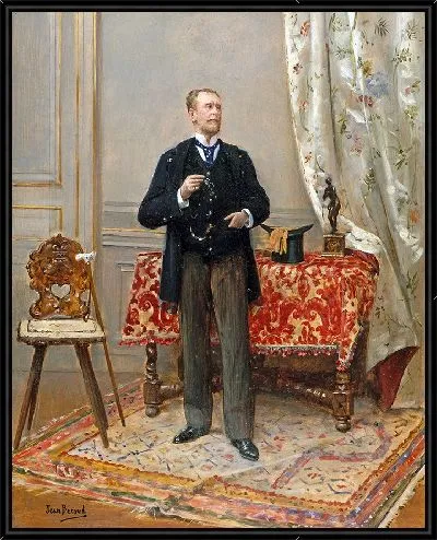 Картина Портрет д'Эдмона Теньи (1828-1906), историка и коллекционера (1890).