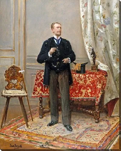 Картина Портрет д'Эдмона Теньи (1828-1906), историка и коллекционера (1890).